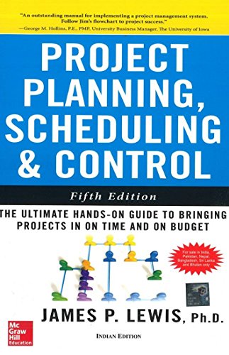 Book Project Planning, Scheduling, and Control, 5th Edition free