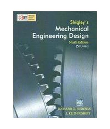 Book Shigley's Mechanical Engineering Design free