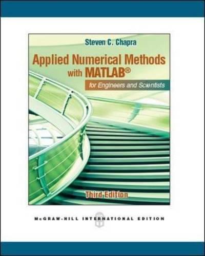 Book Applied Numerical Methods With Matlab For Engineers And Scientists free