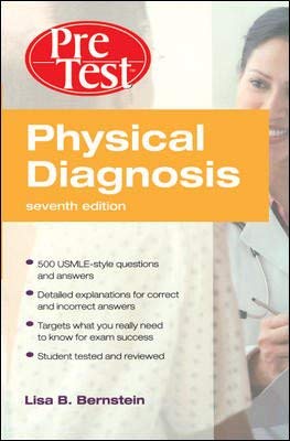 Book PHYSICAL DIAGNOSIS PRETEST SELF ASSESSMENT AND REVIEW free