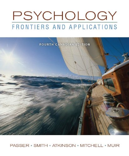 Book Psychology : Frontiers and Applications, Fourth Canadian Edition + Connect W/eText free