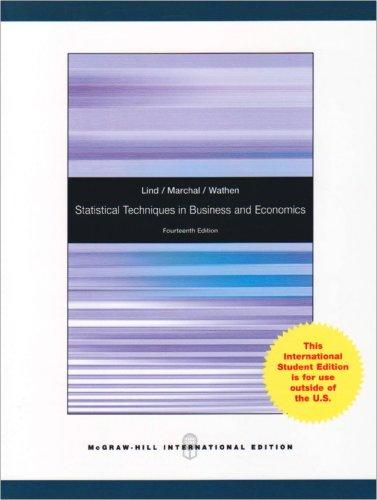 Book Statistical Techniques in Business and Economics free
