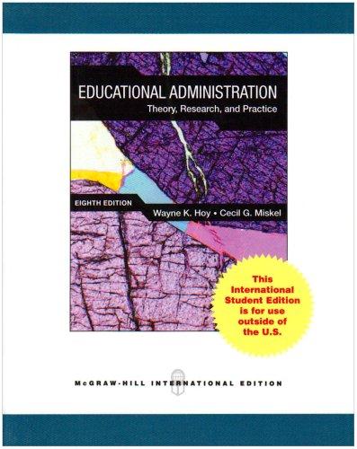 Book Educational Administration: Theory, Research, and Practice free