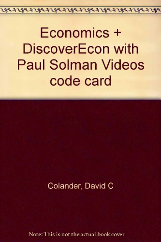 Book Economics And Discoverecon free