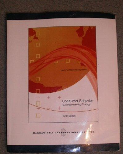 Book Consumer Behavior (building marketing strategy 10th International Edition) free