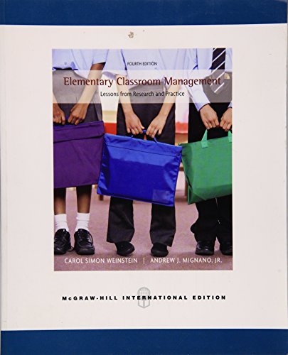 Book Elementary Classroom Management: Lessons From Research And Practice free