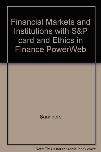 Book Financial Markets And Institutions free