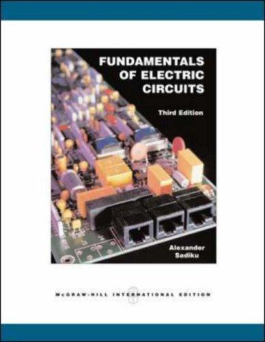 Book Fundamentals of Electric Circuits free