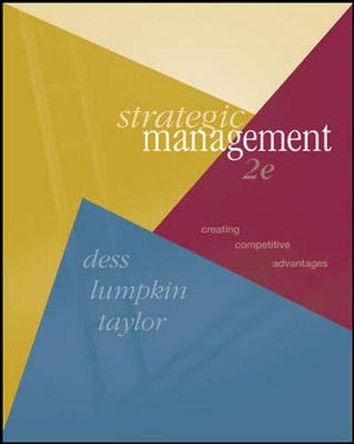 Book Strategic Management Creating Competitive Advantages free