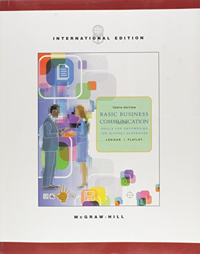 Book Basic Business Communication: Skills for Empowering the Internet Generation free