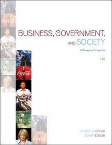 Book Business, Government and Society : A Managerial Perspective free