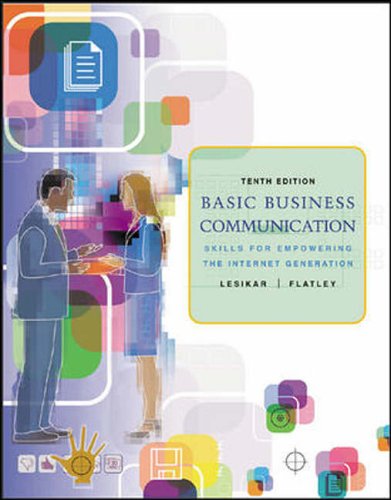 Book Basic Business Communication: Skills For Empowering The Internet Generation W/student Cd, B-comm Skill Booster, And Powerweb free