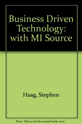 Book Business Driven Technology free