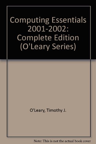 Book Computing Essentials (O'Leary Series) free