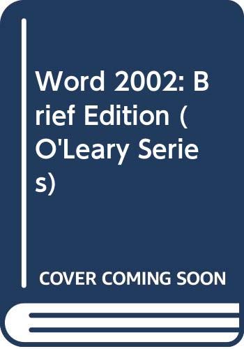 Book Microsoft Word 2002 (O'Leary Series) free