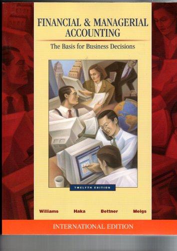 Book Financial and Managerial Accounting free