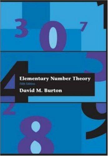 Book Elementary Number Theory (McGraw-Hill International Editions) free