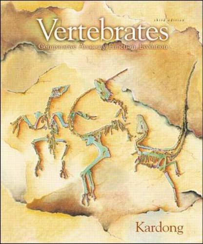 Book Vertebrates : Comparative Anatomy, Function, Evolution free