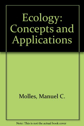 Book Ecology Concepts and Applications [Second Edition] by Manuel C Molles Jr free