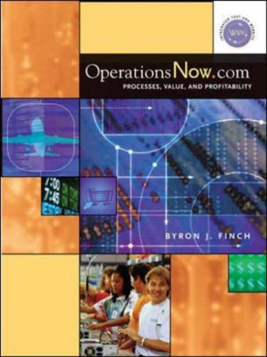 Book Operationsnow.com: Processes, Value, And Profitability (mcgraw-hill/irwin Series Operations And Decision Sciences) free