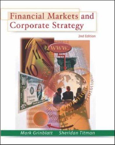 Book Financial Markets and Corporate Strategy free