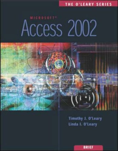 Book Access 2002 (The O'Leary Series) free