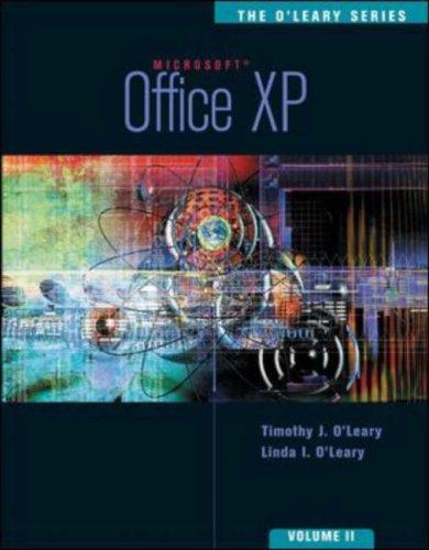 Book Office Xp: V. 2 (o'leary Series) free