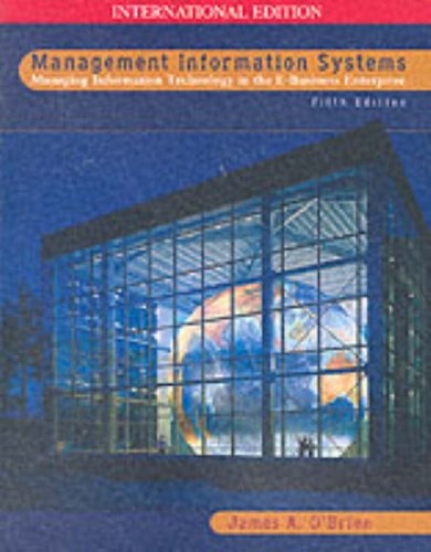 Book Management Information Systems (mcgraw-hill International Editions) free