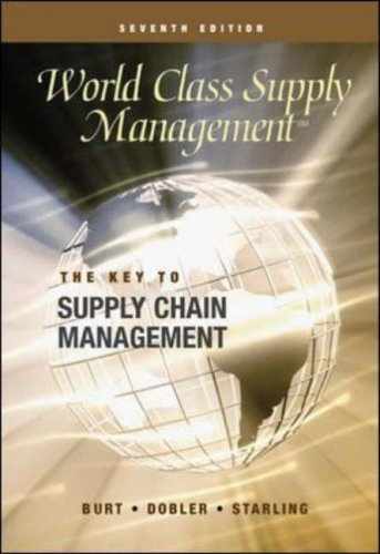 Book World Class Supply Management: The Key To Supply Chain Management With Student Cd free