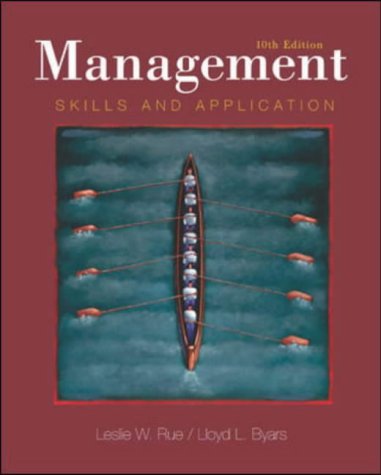 Book Management - Skills & Application with Powerweb (10th, 03) by Rue, Leslie W - Byars, Lloyd L - Rue, Leslie - Byars, Lloyd [Paperback (2002)] free