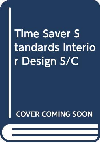 Book Time Saver Standards Interior Design S/C free
