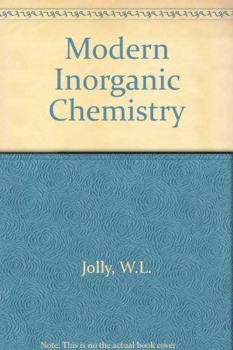 Book Modern Inorganic Chemistry free