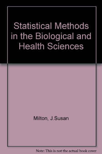 Book Statistical Methods In The Biological And Health Sciences free