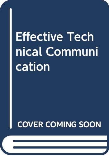 Book Effective Technical Communication free