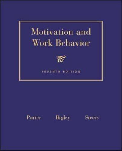 Book Motivation and Work Behavior (McGraw-Hill Series in Management) free