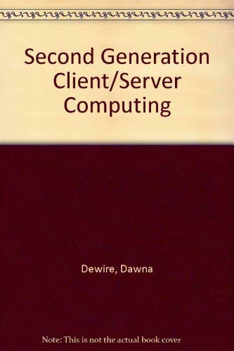 Book Second Generation Client/server Computing free