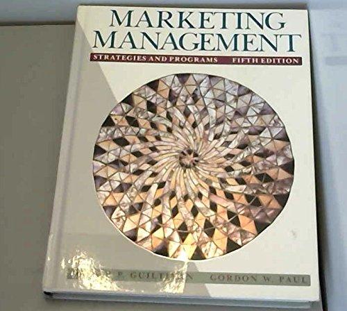 Book Marketing Management: Strategies And Programs free