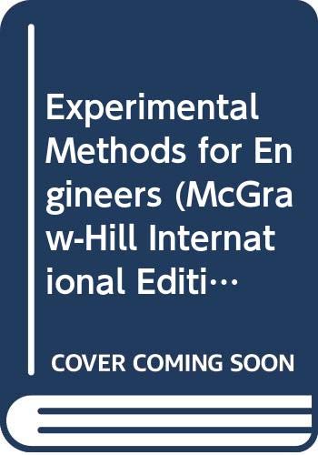 Book Experimental Methods for Engineers (McGraw-Hill International Editions: Mechanical Engineering Series) free