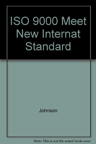 Book Iso 9000 Meet New Internat Standard free