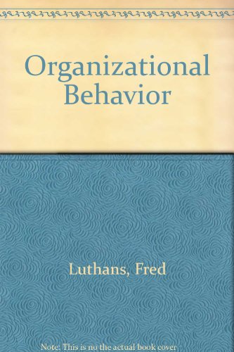 Book Organizational Behavior free