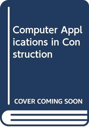Book Computer Applications In Construction (mcgraw-hill International Editions) free