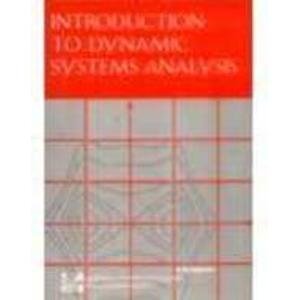 Book Introduction To Dynamic Systems Analysis free