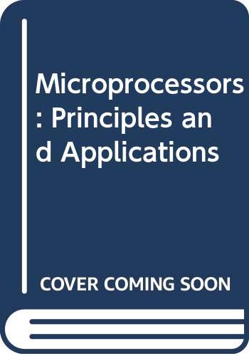 Book Microprocessors: Principles And Applications free