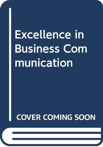 Book Excellence In Business Communication free