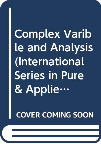 Book Complex Variables and Applications (International Series in Pure & Applied Mathematics) free