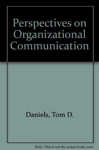 Book Perspectives on Organizational Communication free