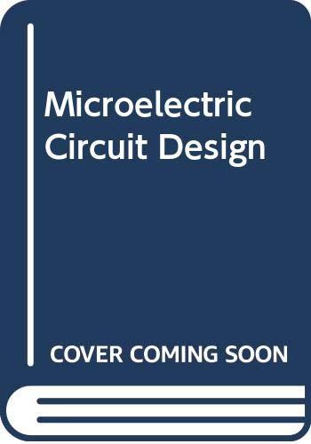 Book Microelectronic Circuit Design free