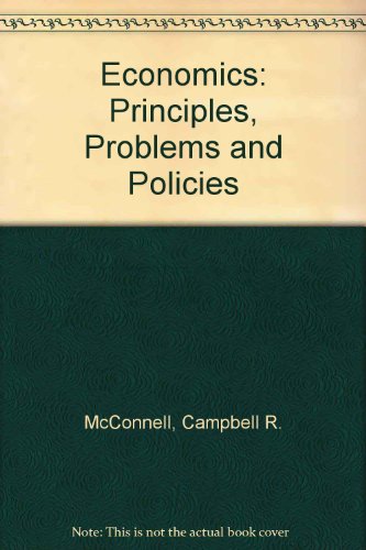 Book Economics: Principles, Problems and Policies free