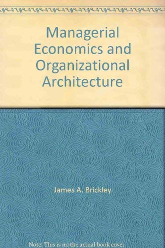 Book Managerial Economics and Organizational Architecture free