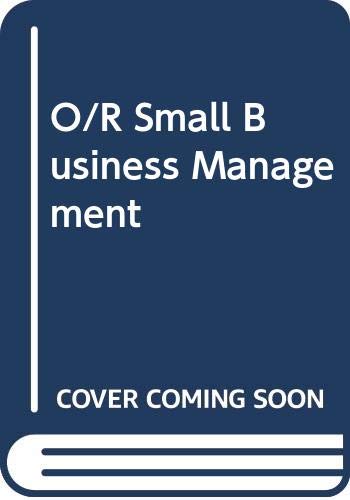 Book O/r Small Business Management free